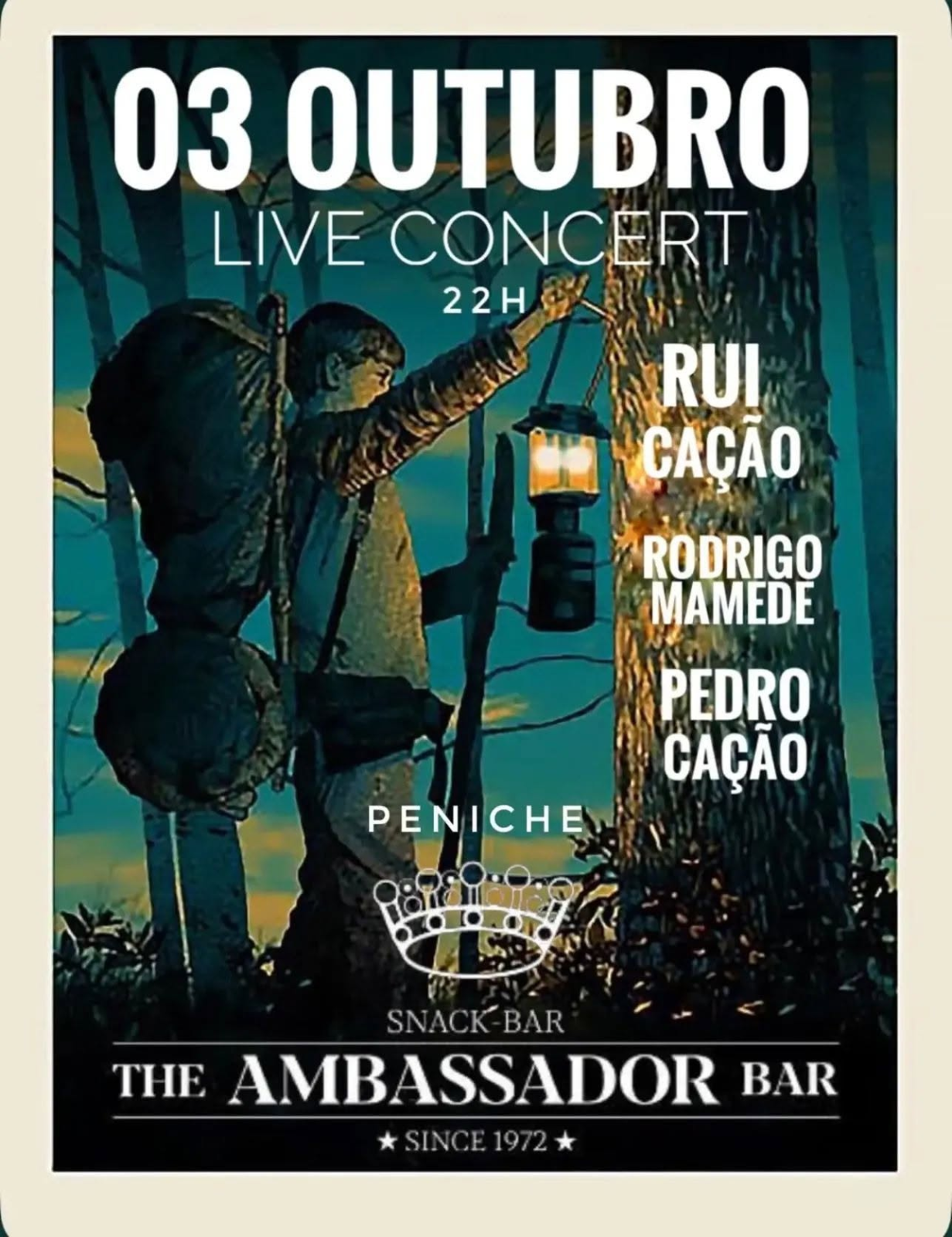 Live Concert no The Ambassador Bar: Rui Cação, Rodrigo Mamede e Pedro Cação!