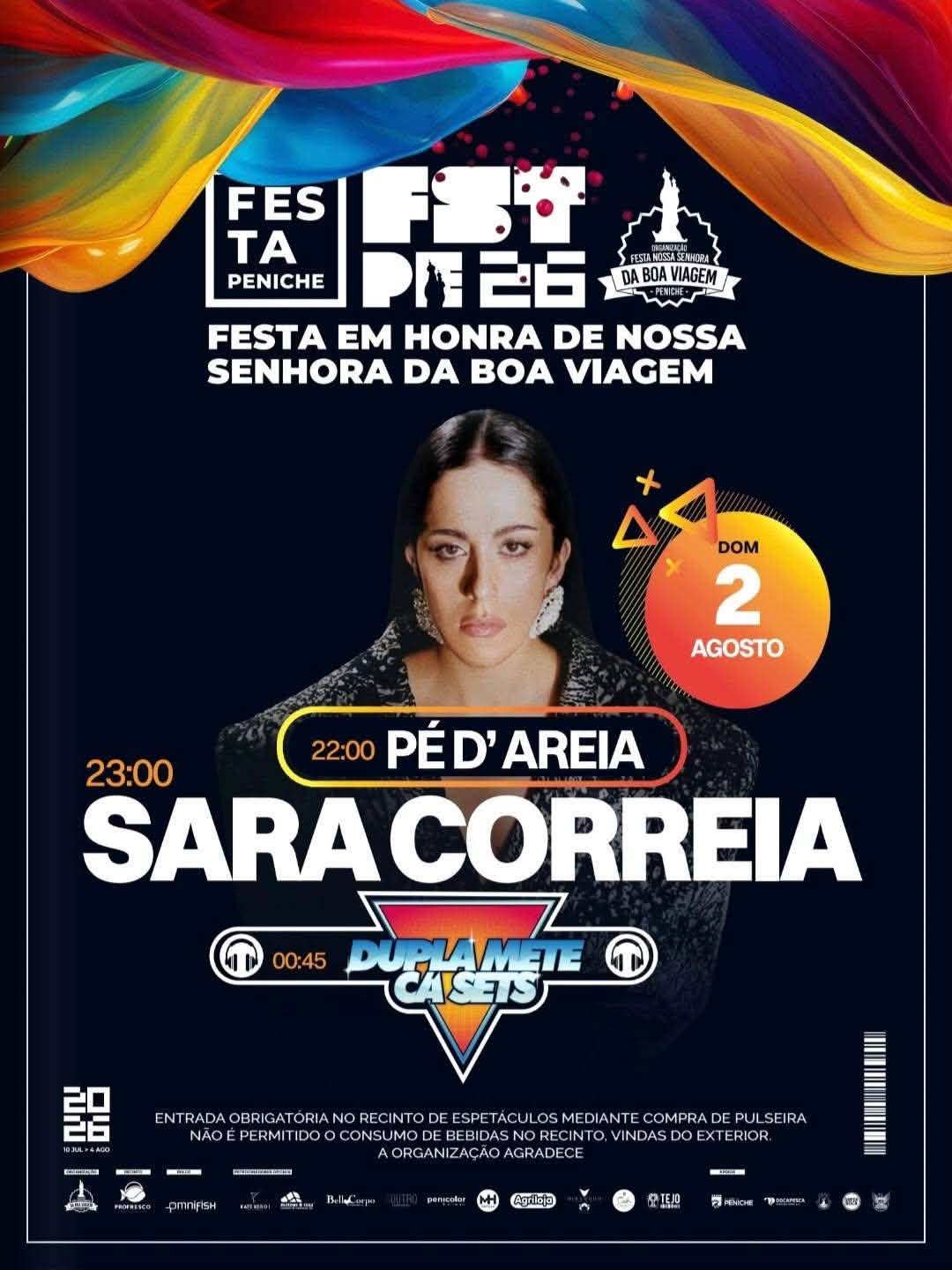 SARA CORREIA NA FESTA DE PENICHE | 2 AGOSTO
