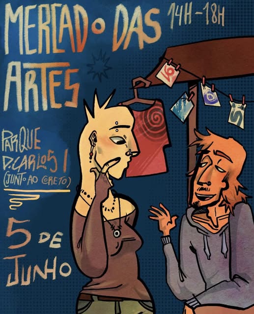Caldas Tarde da Noite: Mercado das Artes e Muita Animação no Parque D. Carlos I!