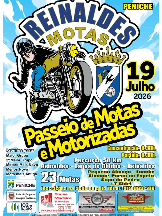 Passeio de Motas e Motorizadas de Reinaldes