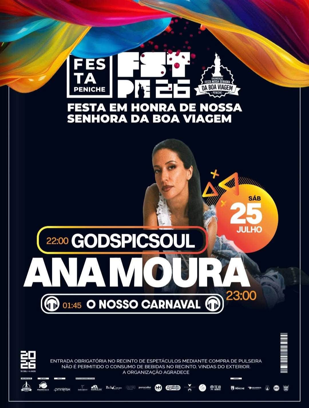 Ana Moura na Festa de Peniche