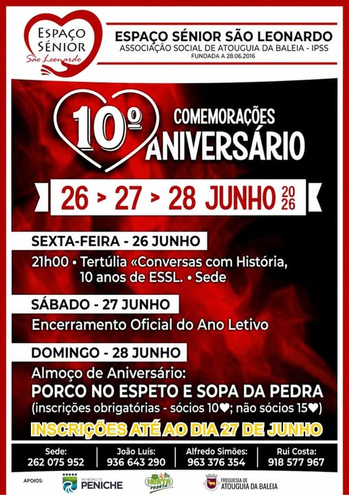10.º Aniversário do Espaço Sénior São Leonardo