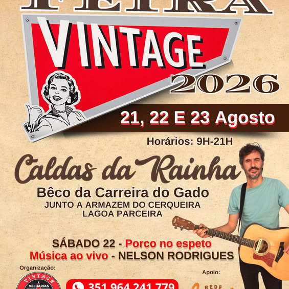 Feira Vintage 2026 — Caldas da Rainha
