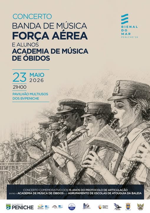 CONCERTO BANDA DE MÚSICA DA FORÇA AÉREA & ALUNOS DA ACADEMIA DE MÚSICA DE ÓBIDOS