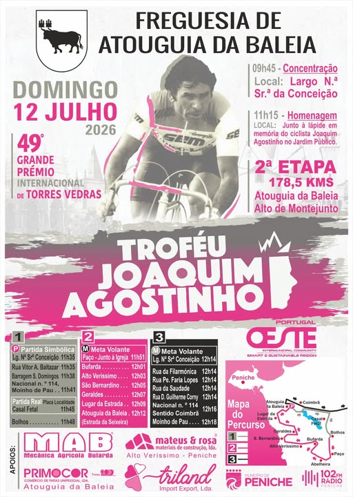 2ª Etapa do Troféu Joaquim Agostinho — Partida em Atouguia da Baleia