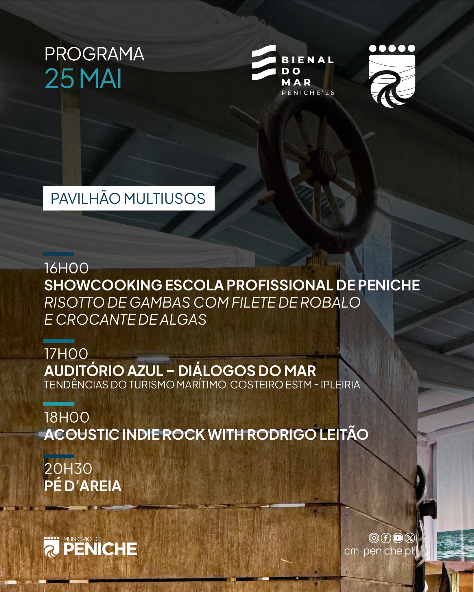Bienal do Mar Peniche 2026: 25 de Maio