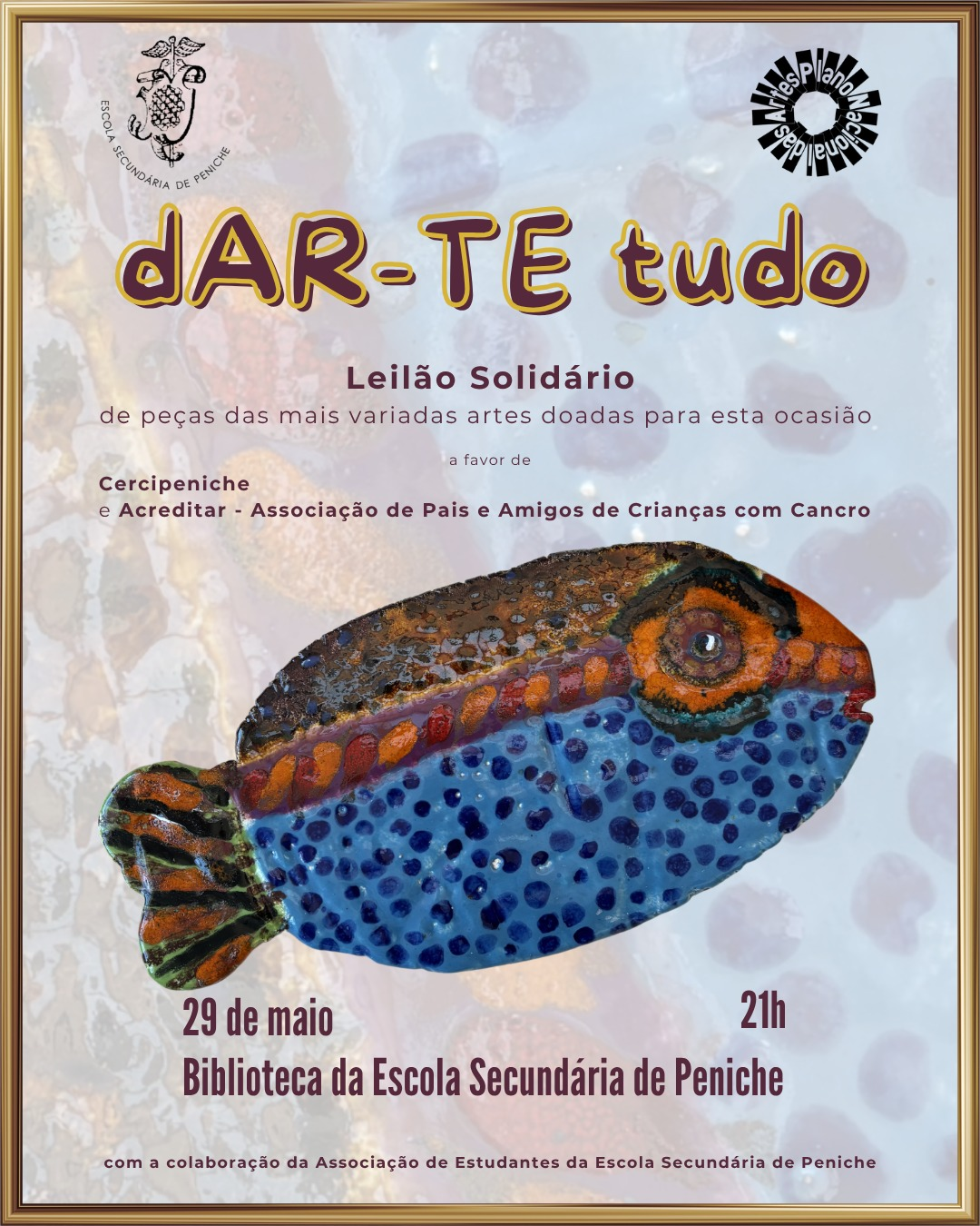Leilão Solidário na Escola Secundária de Peniche