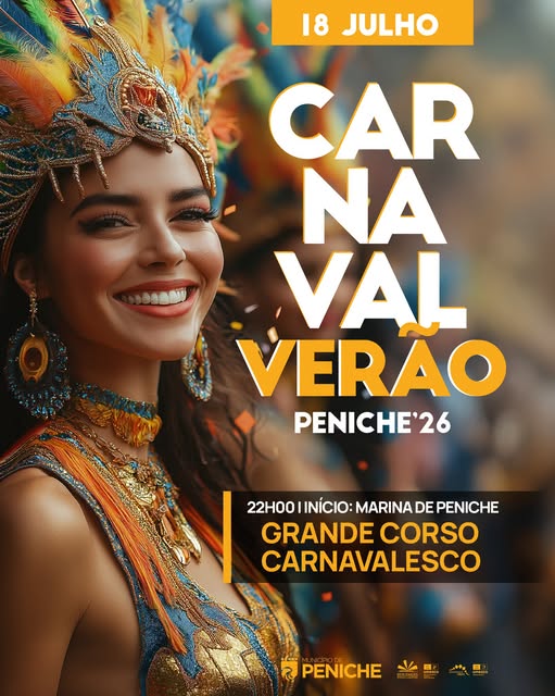 Carnaval de Verão Peniche 2026: Grande Corso Carnavalesco