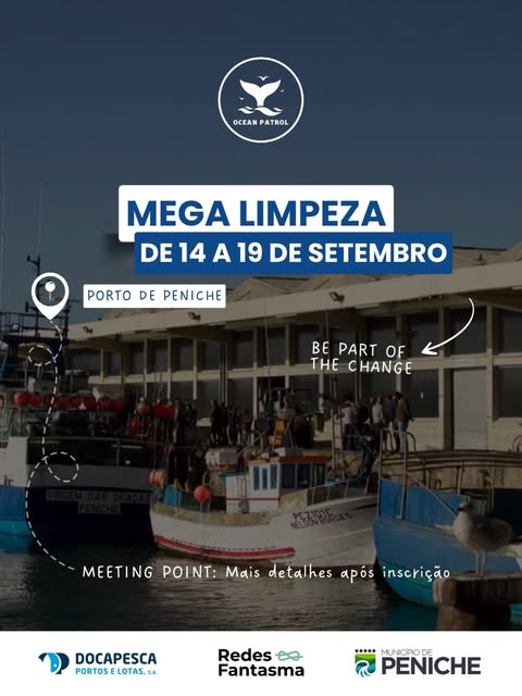 Mega Limpeza no Porto de Peniche: Ocean Patrol até 19 de Setembro!